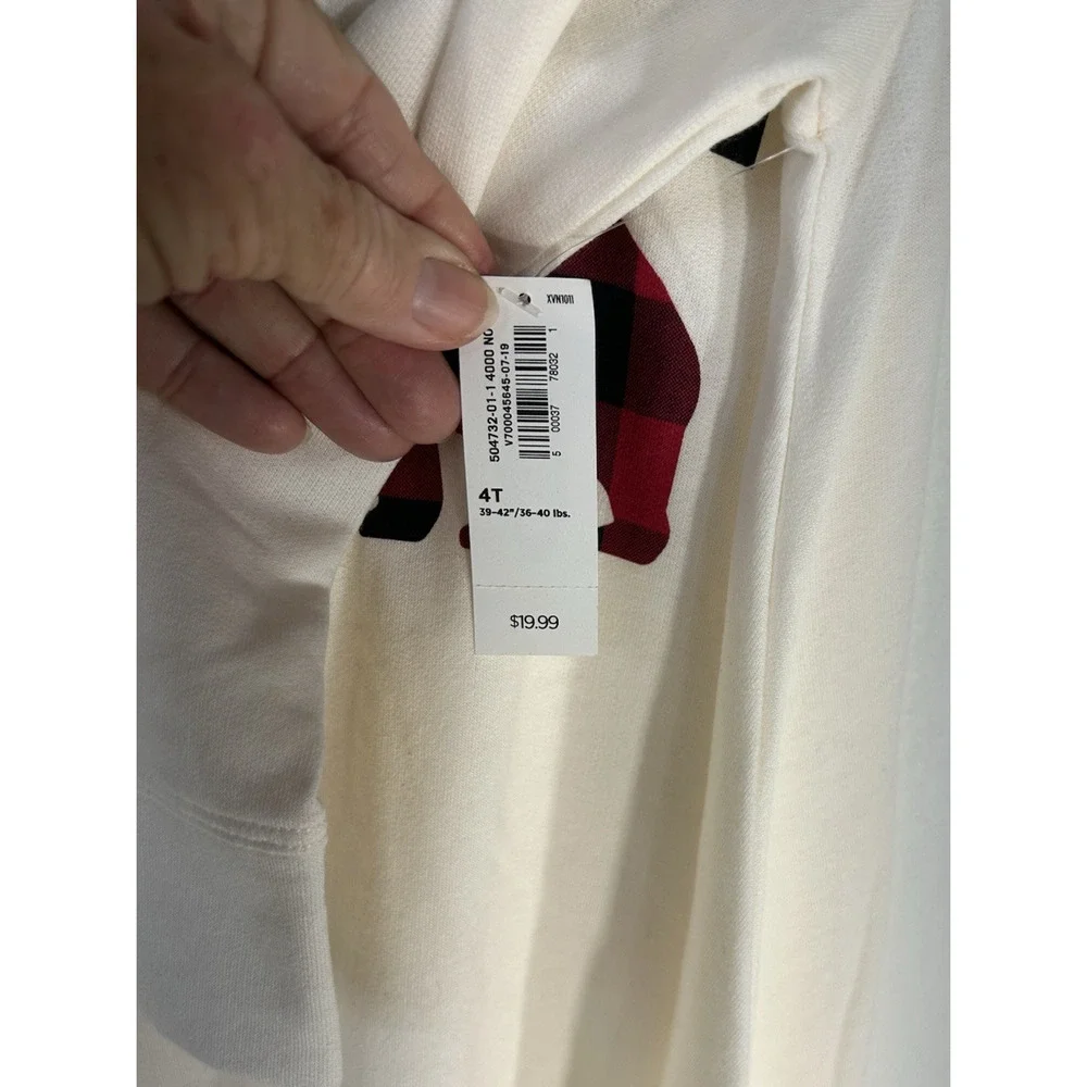 Old Navy New with tags Long Sleeve Shirt Dress Off White Color Size‎ 4T